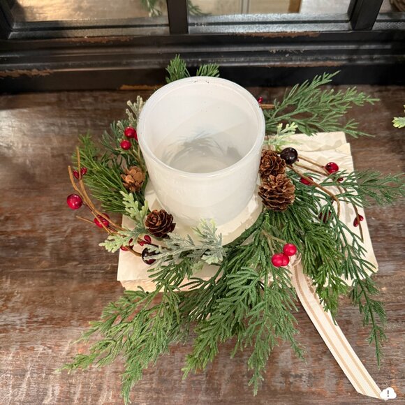 Holiday Candle Ring/Wreath - Picture 4 of 8